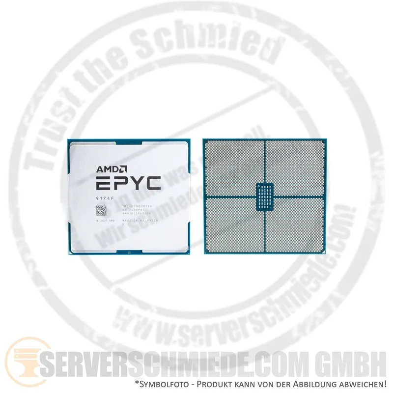 Процессор AMD EPYC 9174F Genoa 16-Core 4.1GHz SP5 256MB ZEN4 Processor CPU 100-0