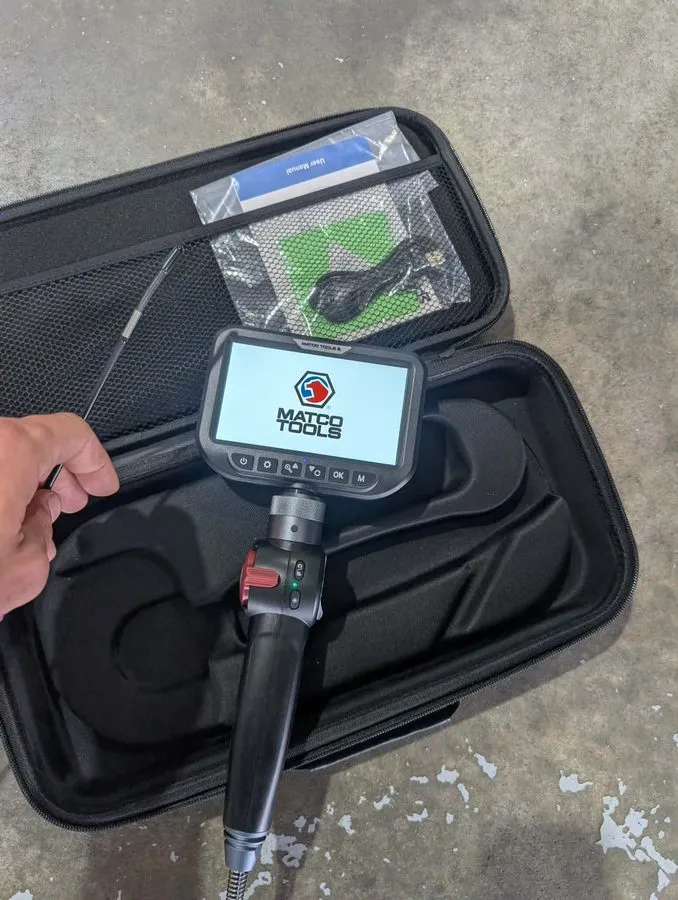 Видеоэндоскоп Matco Tools MDSCOPE39SC 5-Inch HD Articulating Digital Borescope — фото лота 2