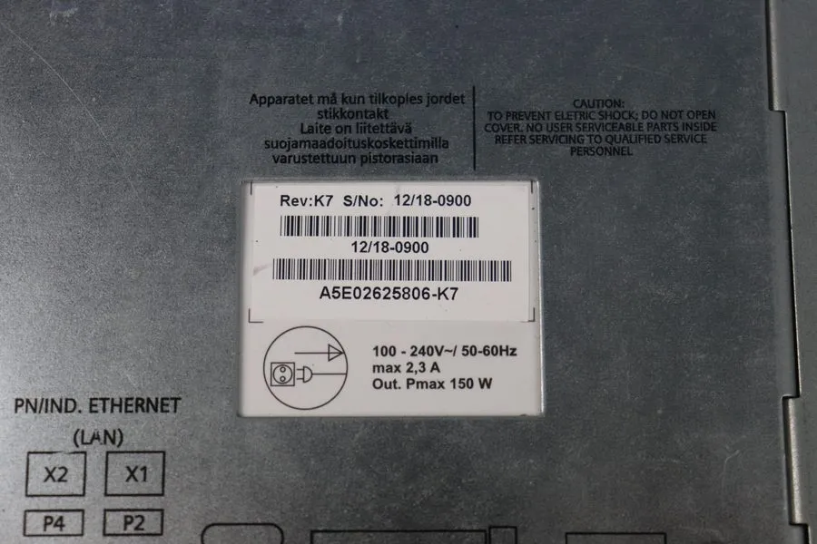 Промышленный компьютер Siemens SIMATIC HMI IPC677C Panel A5E02625806-K7 6AV7894- — фото лота 2