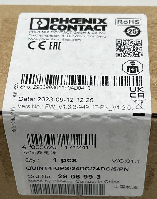 Блок питания Phoenix 2907913 QUINT4 BUFFER / 24DC / 20 Switching Power Supply