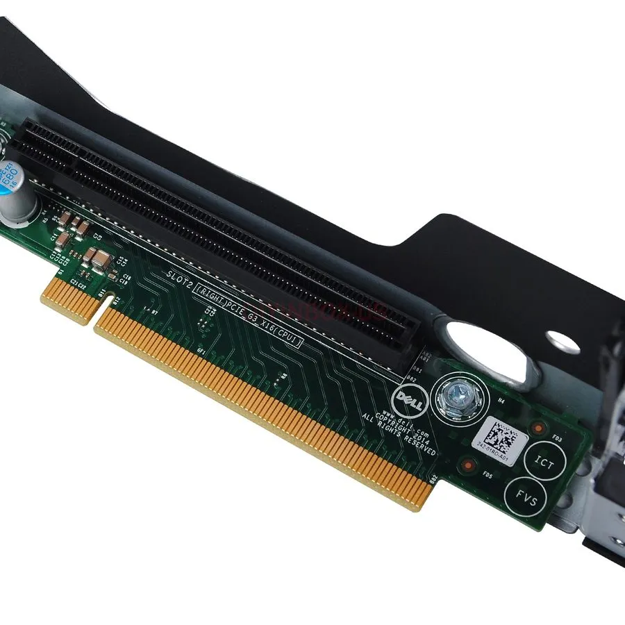 Корпус сервера Dell POWEREDGE R440 R540 Chassis Riser 1 and Riser 2 Card RHWXM +