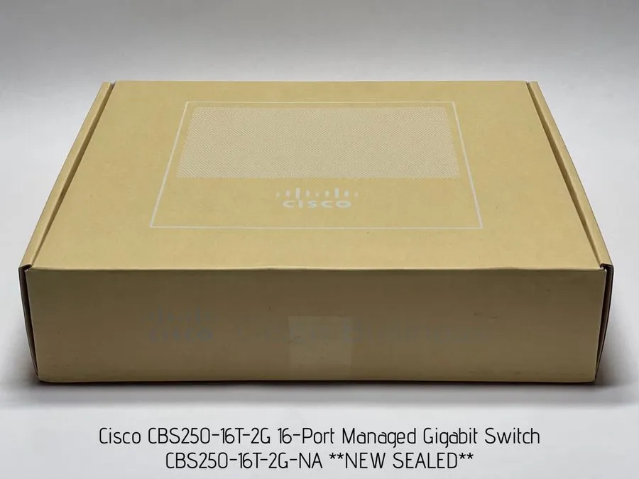 Коммутатор Cisco Refresh CBS250-16T-2G 16 Port Gigabit Ethernet Switch