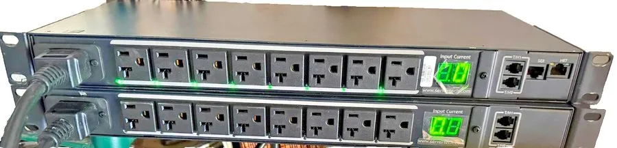 Блок розеток PDU ServerTech CX-8H1A113 Switched Rack PDU 8-Out 120V 16A With pow — фото лота 2