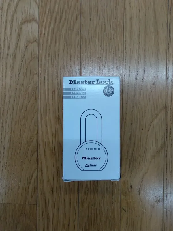 Такелажная скоба MasterLock 6230KALH Round Body Solid Steel Long Shackle Lock — фото лота 1