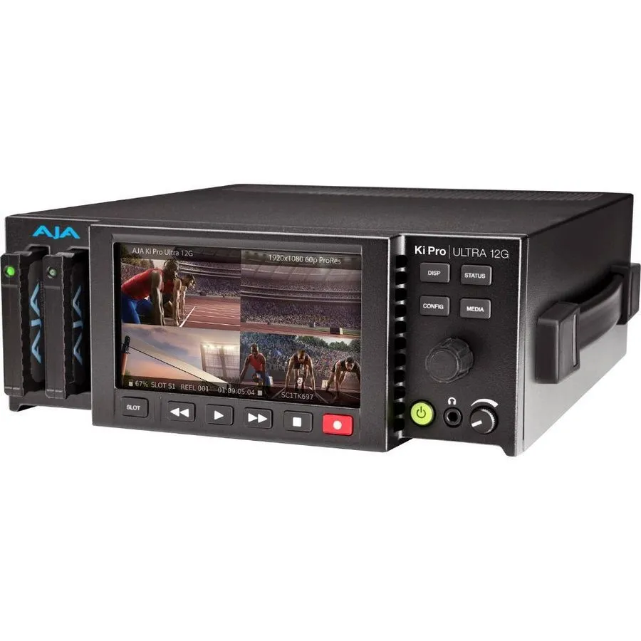 Рекордер AJA Ki Pro Ultra 12G 4K/Quad HD Recorder Player, Frame Syncs, 60 Day De — фото лота 1