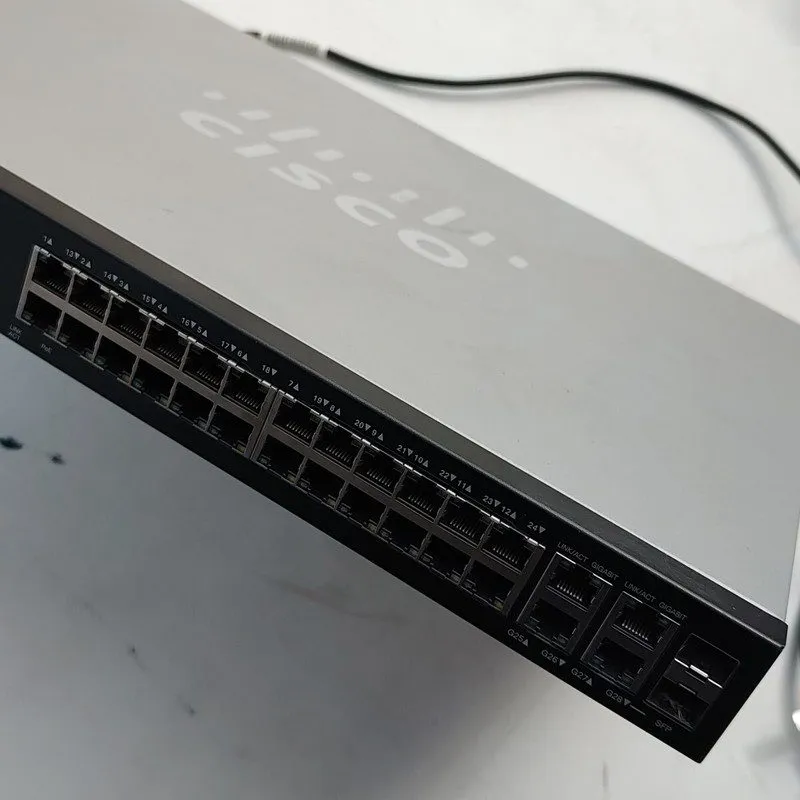 Коммутатор Cisco SG300-28MP 28-Port Gigabit Managed PoE+ Switch, 375W