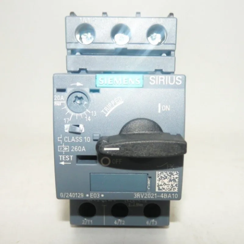 Автоматический выключатель Siemens Circuit Breaker 3RV2021-4BA10 Motor Protectio