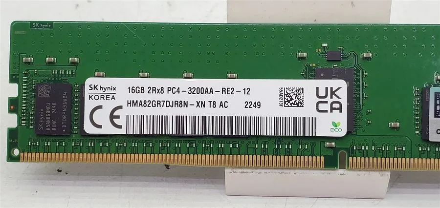 Модуль памяти HPE 16GB DDR4-2933 ECC RDIMM 2Rx8 Micron MTA18ASF2G72PDZ-2G9J3 P03 — фото лота 2
