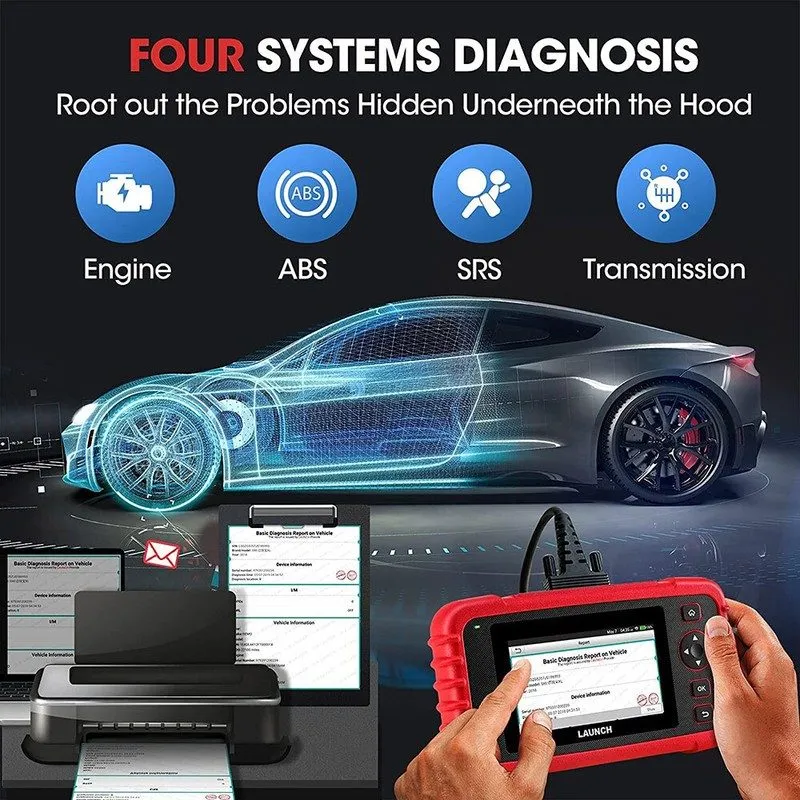 Диагностический сканер LAUNCH CRP123X/CR629 OBD2 Scanner ABS SRS Code er Engine  — фото лота 1