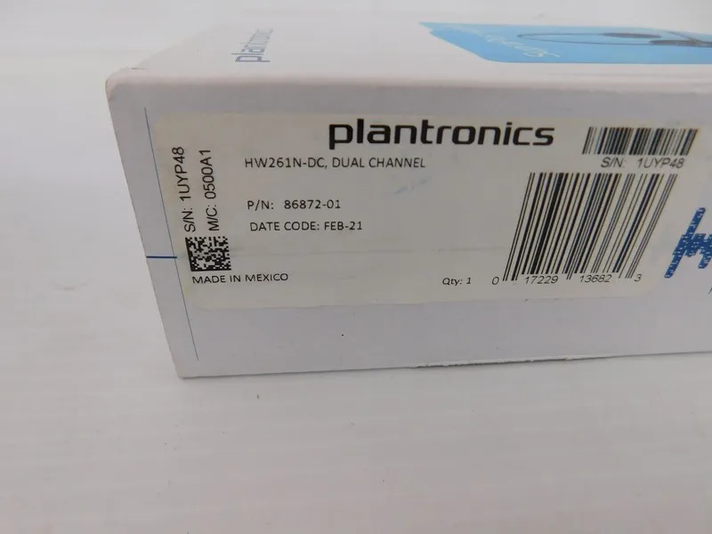 VoIP-шлюз Plantronics SupraPlus HW261N Binaural Noise-Canceling QD Headset