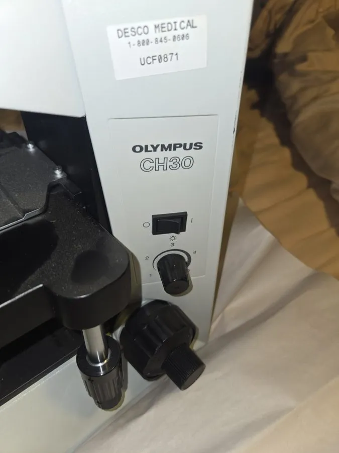 Объектив микроскопа OLYMPUS CH30 CH30RF100 BINOCULAR MICROSCOPE W/OBJECTIVES 4 X — фото лота 4