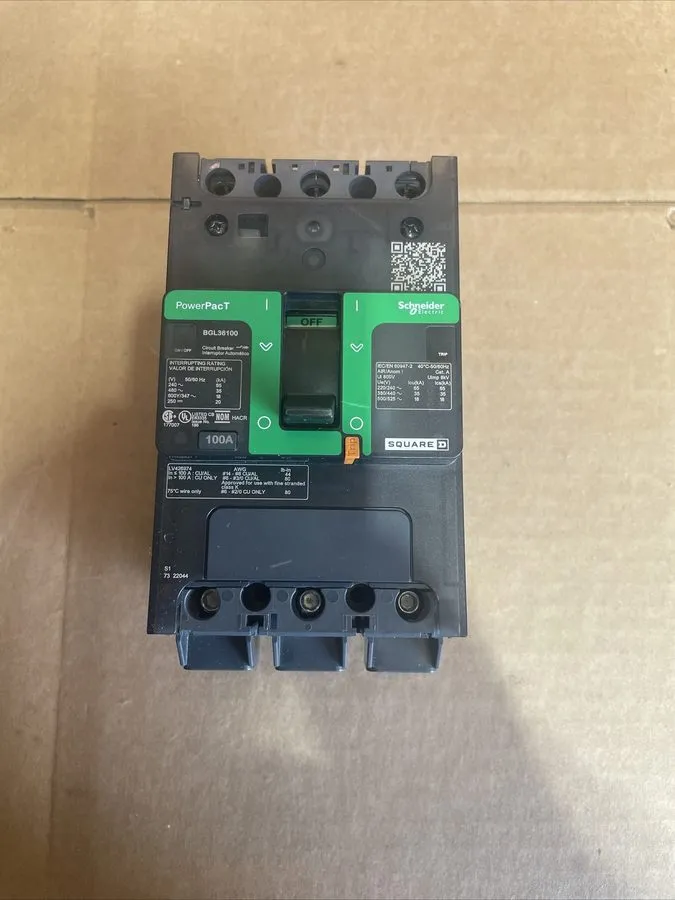 Автоматический выключатель Square D BGL36100 Circuit Breaker Power Pact 3P 100A 