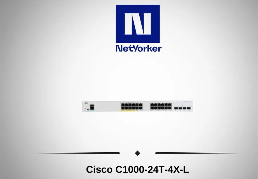 Коммутатор Cisco C1000-24T-4X-L 24 Port Gigabit Ethernet + 4x 10G SFP+ L2 Switch
