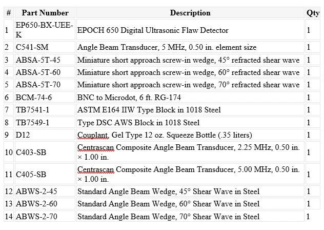 Дефектоскоп Olympus Panametrics Epoch 650 Ultrasonic Flaw Detector Epoch650