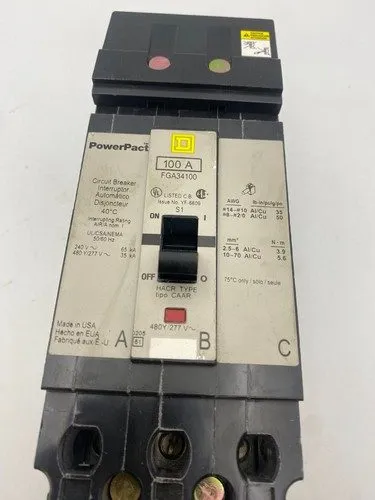 Автоматический выключатель Square D Powerpact FGA34100 I-Line Circuit Breaker 10