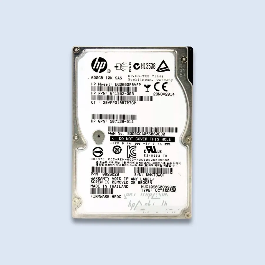Жёсткий диск Hitachi HUC109060CSS600 600GB 10k 6Gbps 2.5" SAS Hard Disk Drive HD — фото лота 1