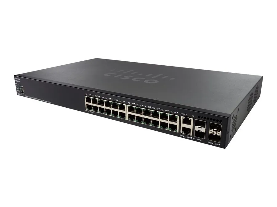 Коммутатор Cisco SG550X-24MPP-K9-EU Switch
