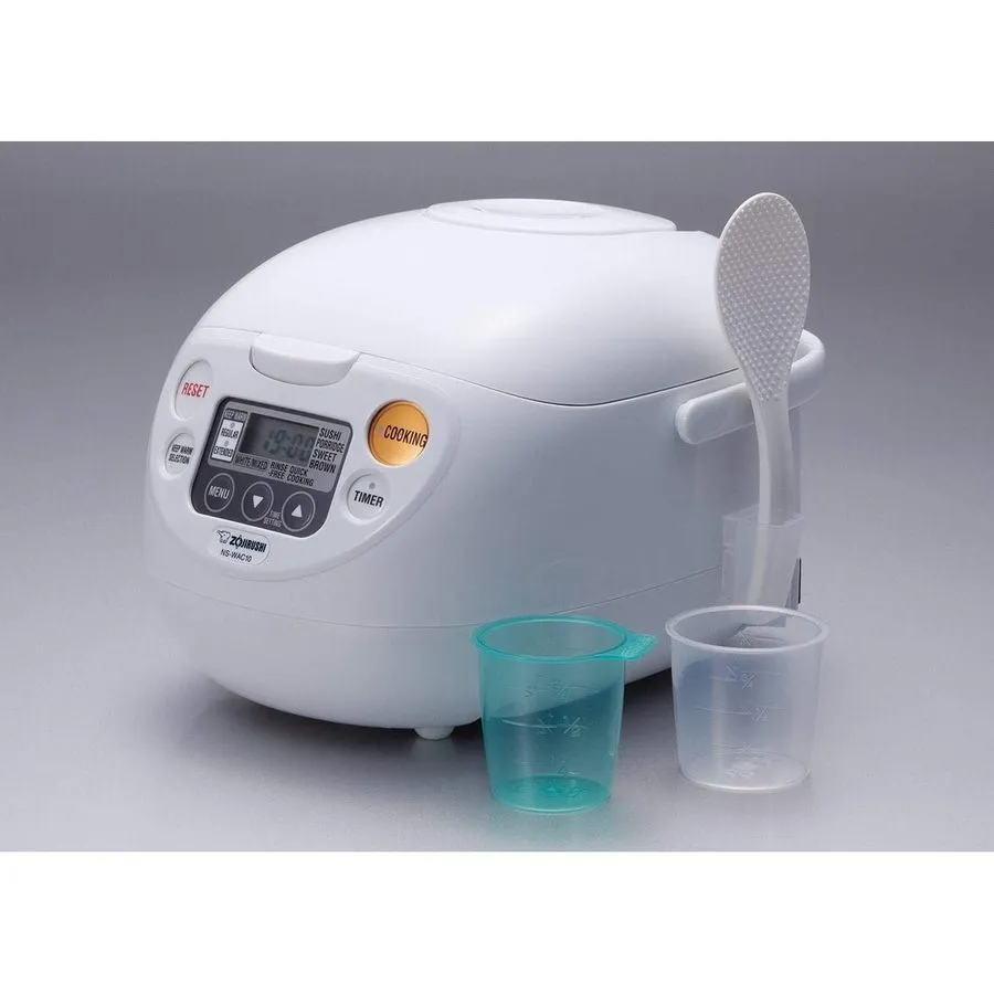 Рисоварка Zojirushi Micom Rice Cooker and Warmer (10-Cup/Cool White) — фото лота 2