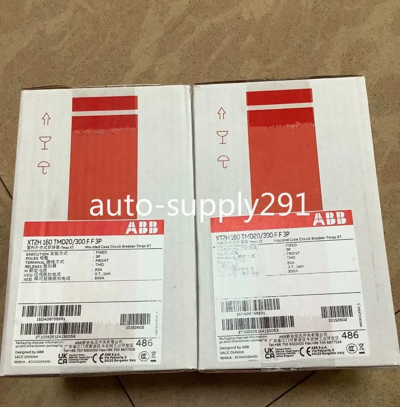 Автоматический выключатель ABB XT2H160 TMA80/800 FF 3P 80A ABB Tmax Molded Case