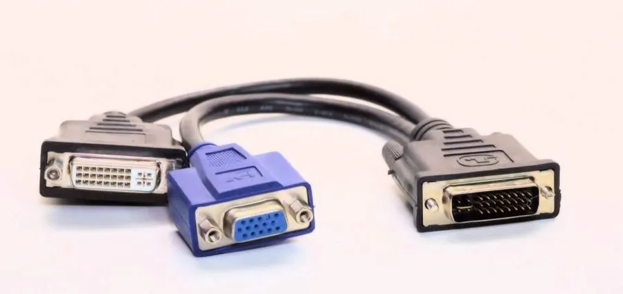 Тонкий клиент WYSE 920302-02L DVI-I Dual Link to DVI VGA Video Adapter Splitter 
