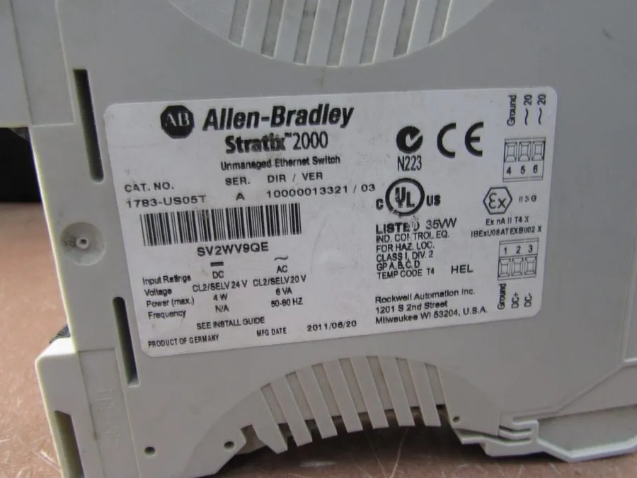 Коммутатор Allen Bradley 1783-US05T Stratix 2000 Ethernet Switch AB