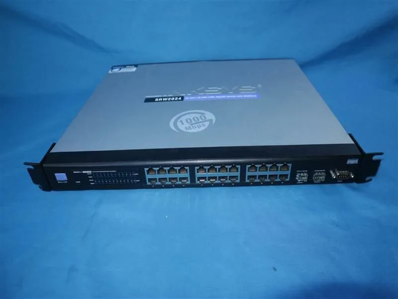 Коммутатор Linksys SRW2024 24 Port 10/100/1000 Gigabit Ethernet Network Switch