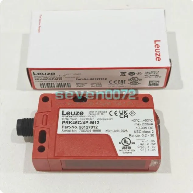 Фотоэлектрический датчик LEUZE PRK46C/4P-M12 Photoelectric Sensor