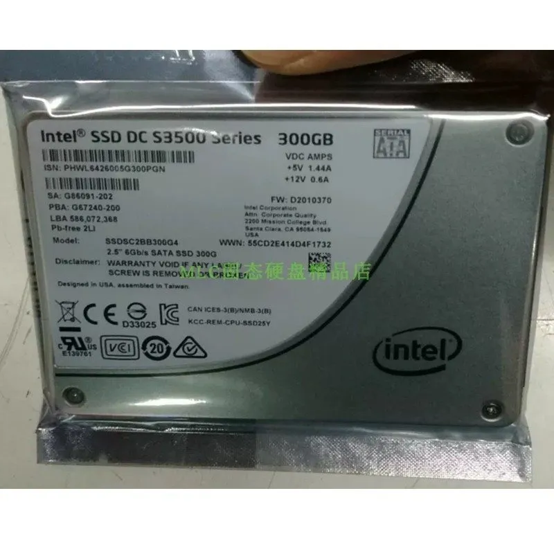 SSD-накопитель Intel DC S3500 Series 300GB SATA SSDSC2BB300G4 6Gb/s 2.5" SSD