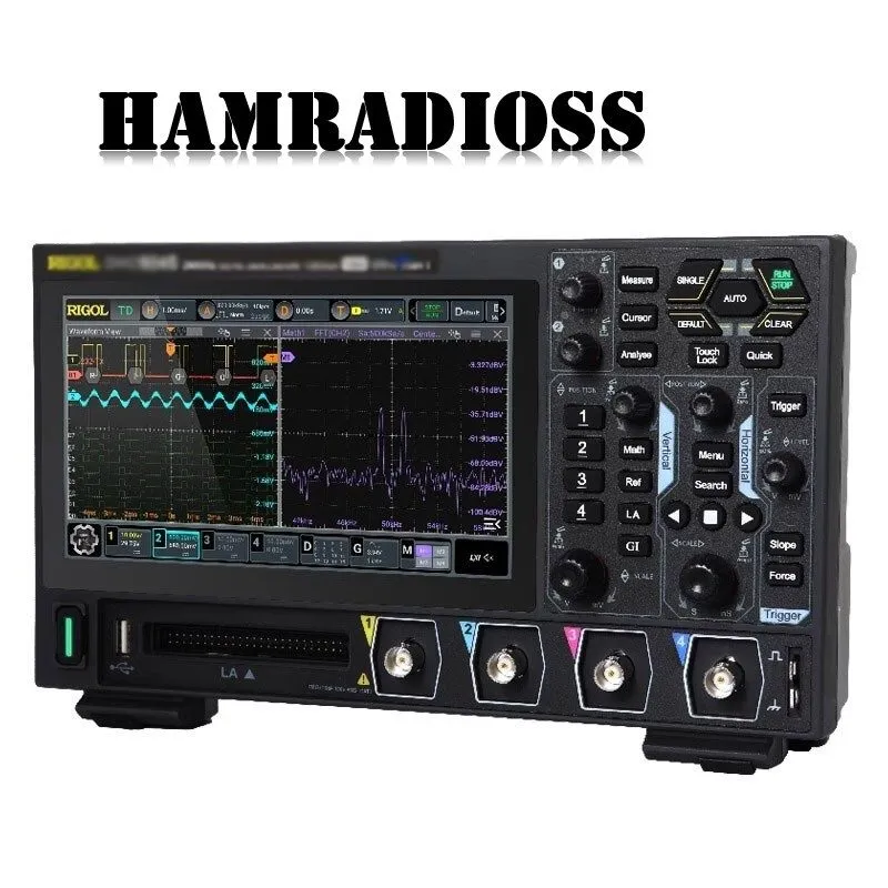Осциллограф RIGOL 4-Channel Portable 12Bit 1.25GSa/s Digital Oscilloscope w/ 7"  — фото лота 1