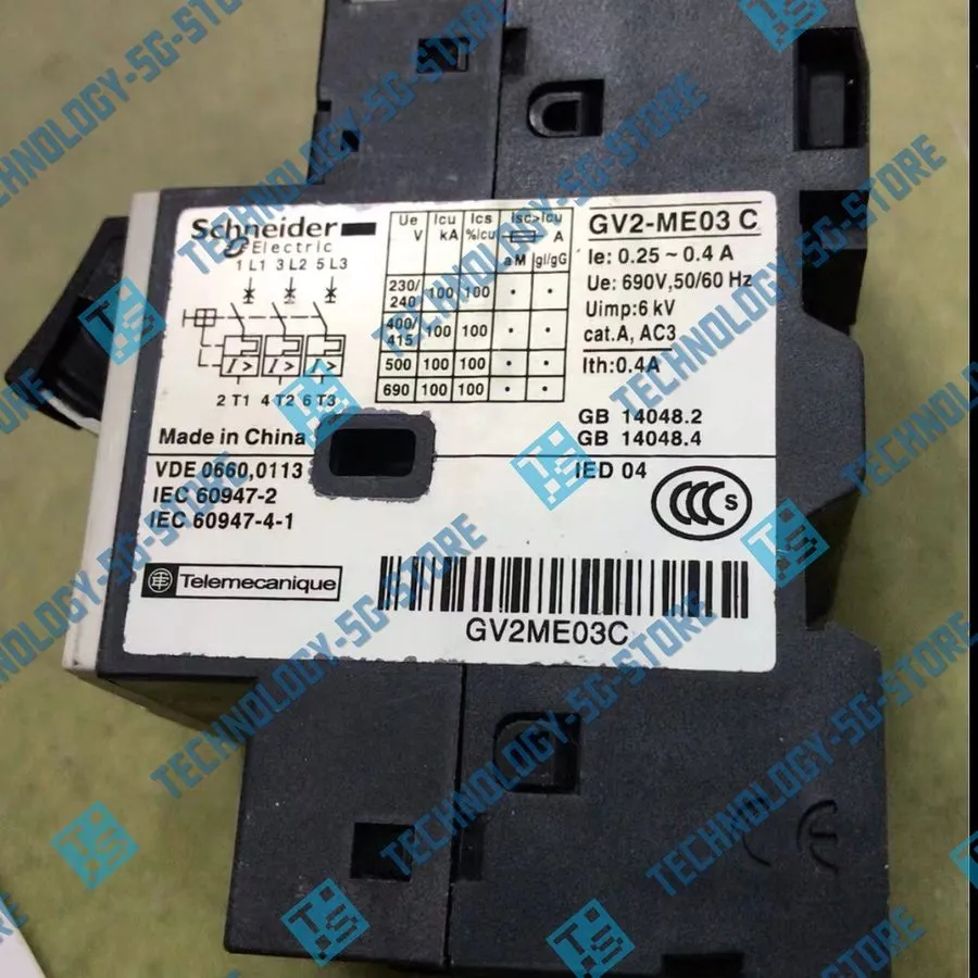 Автоматический выключатель Schneider GV2ME03C (0.25-0.4A) circuit breaker