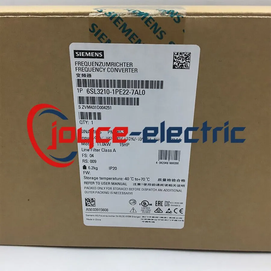 Частотный преобразователь Siemens SINAMICS G120 6SL3210-1PE22-7AL0