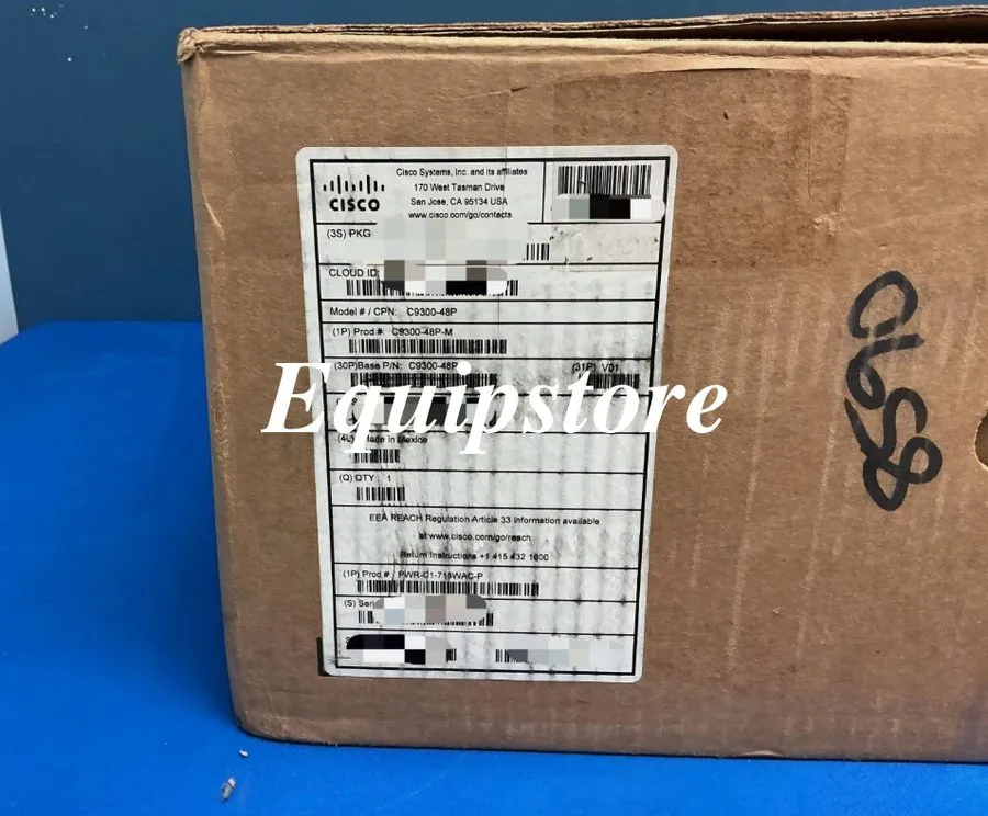 Коммутатор C9300-48P-M 48-Port Meraki Catalyst PoE+ Cloud-Managed Ethernet Switc