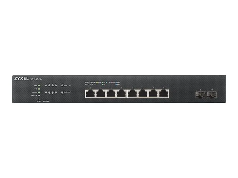 Коммутатор ZyXEL XS1930-10 8-port Multi-Gigabit Switch (XS1930-10-ZZ0101F) — фото лота 1