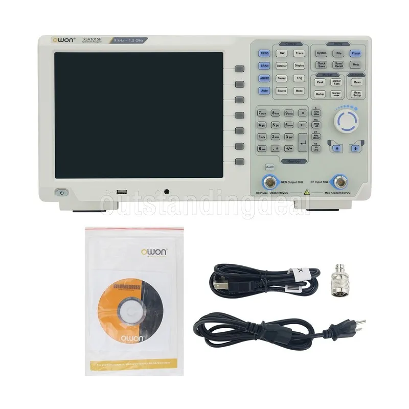 Анализатор спектра OWON XSA1015P-TG 9kHz-1.5GHz Spectrum Analyzer Tracking Gener