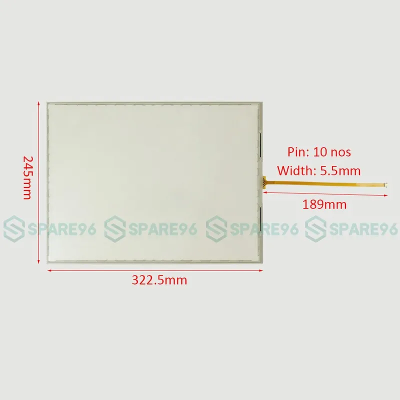 Панель оператора для 2711P-T15C22A9P-A PanelView Pl 1500 Touch Screen Glass Pane