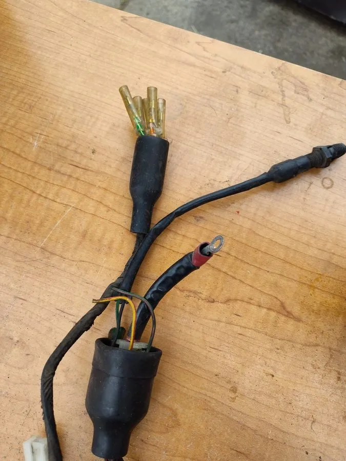 Жгут проводов 1982-83 Honda Cm450a Hondamatic Wiring Harness — фото лота 2