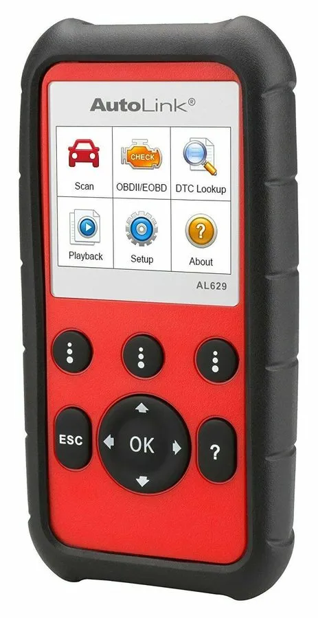Диагностический сканер Autel AL629 OBD2 Scanner ABS/SRS/Engine/Transmission Diag — фото лота 1