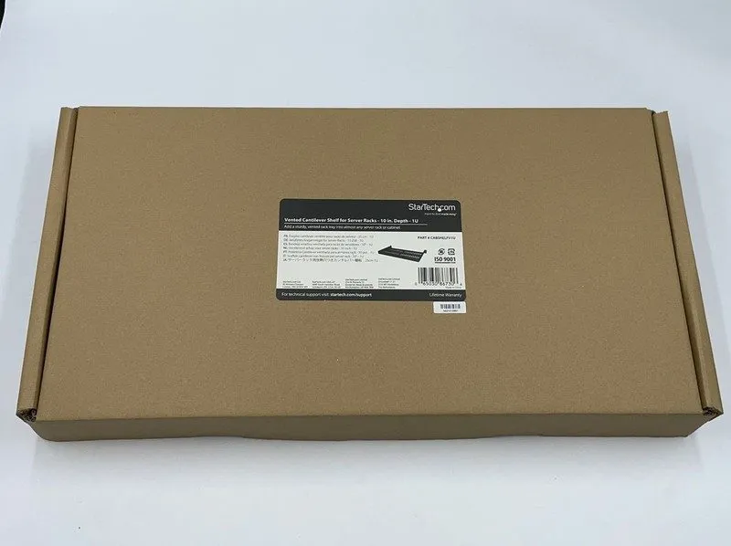 Стойка/шкаф StarTech CABSHELFV1U 1U Vented Fixed Server Rack Shelf Heavy Duty St