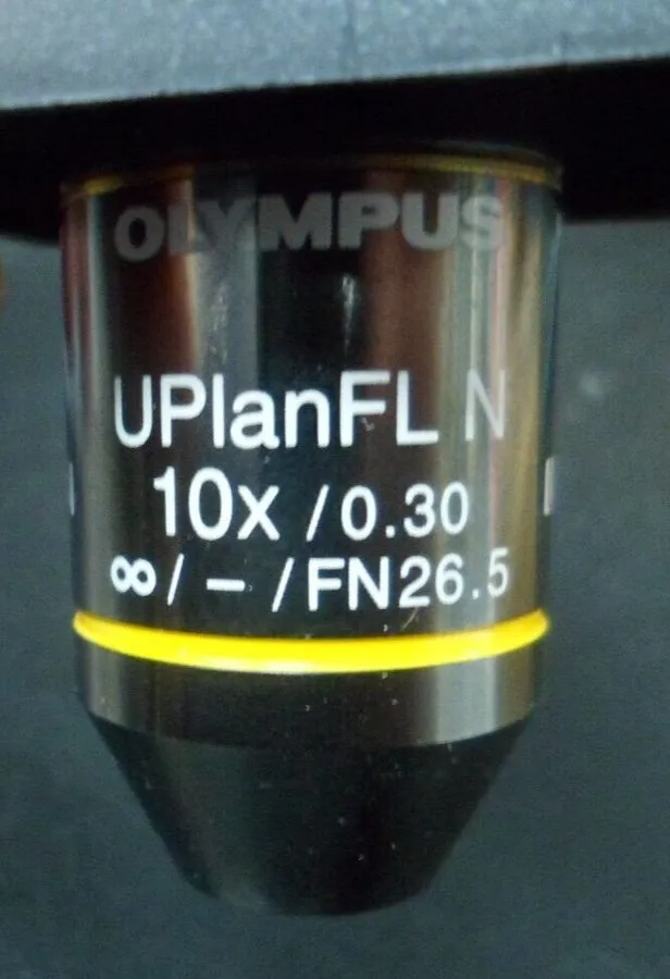 Объектив микроскопа Olympus UPlanFL N 10x / 0.30 Ph1 Microscope Objective Lens U