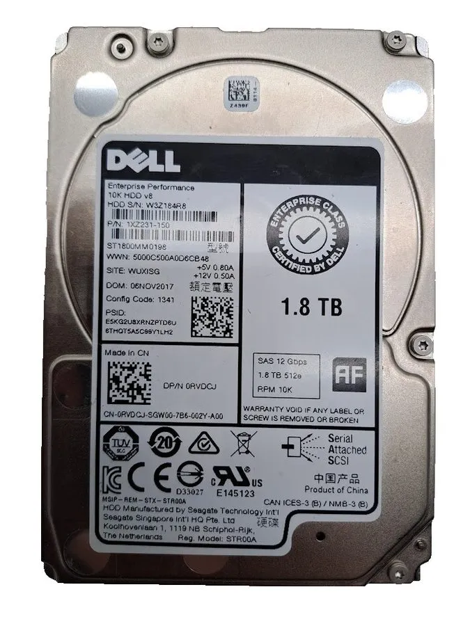 Жёсткий диск Seagate Enterprise Performance 10K HDD v8 1.8TB SAS 2.5" HDD ST1800