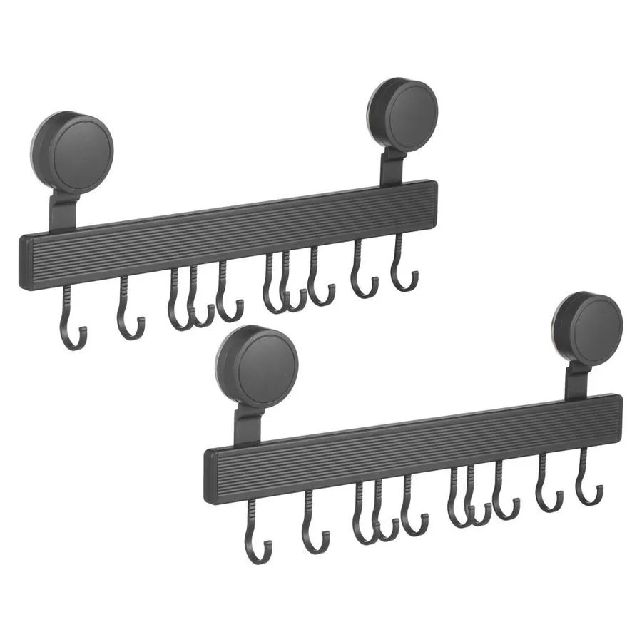 Вакуумная присоска 10-Hook Suction Cup Wall Mounted Coat Rack -No Drill Suction 