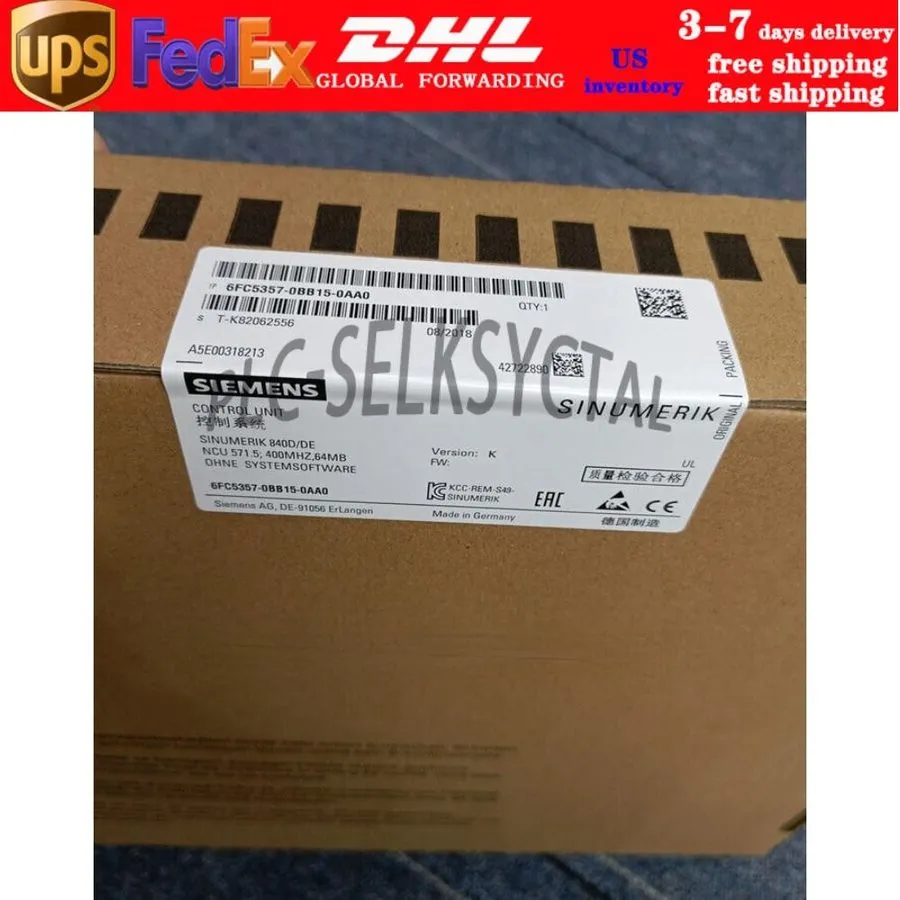 Стойка ЧПУ Siemens 6FC5357-0BB15-0AA0 SINUMERIK 840DDE CNC hardware