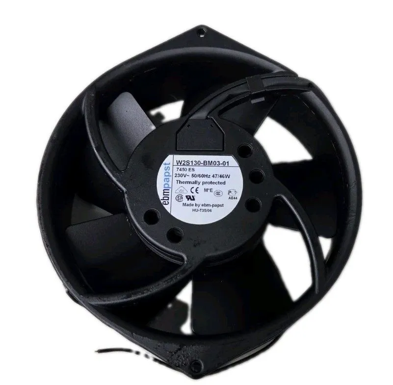 Вентилятор EBM Papst 230V 50/60Hz 47/46W Fan W2S130-BM03-01 — фото лота 1