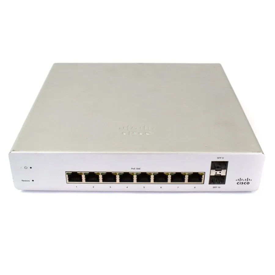 Коммутатор Cisco Meraki MS220-8P Cloud Managed Switch 8-Port Gigabit PoE 8x 1GbE