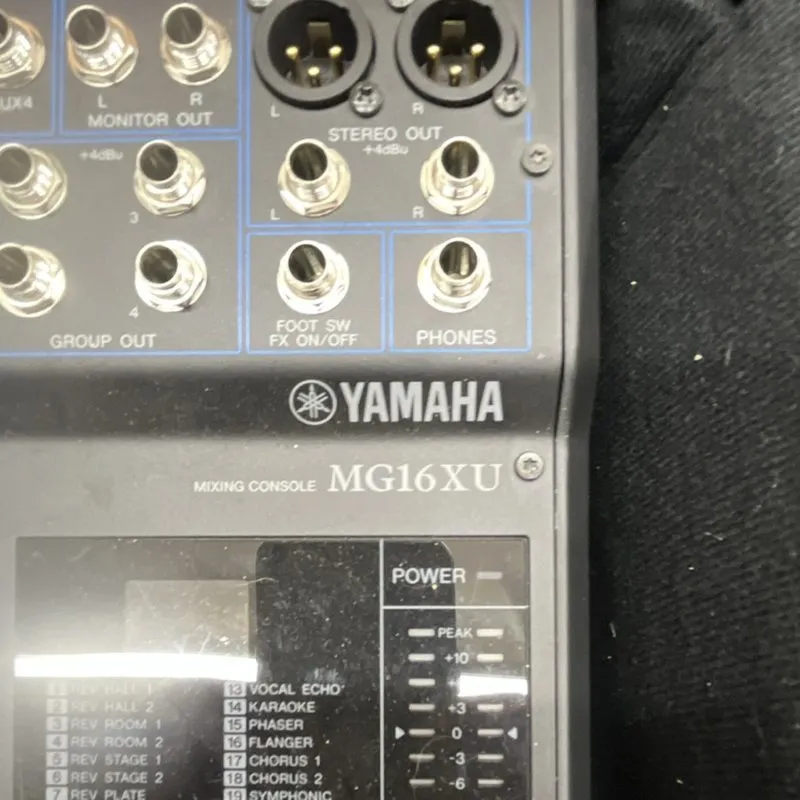 Микшерный пульт YAMAHA MG16XU Mixing Console 16-Channel Analog Mixer with Effect — фото лота 1