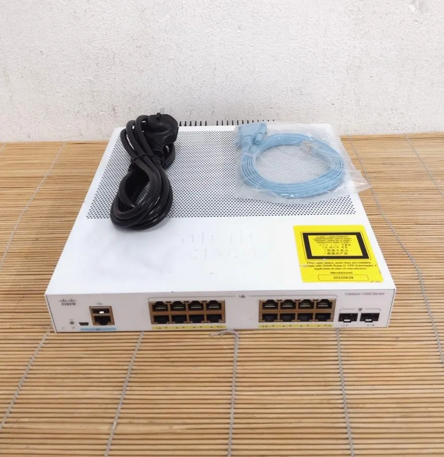 Коммутатор Cisco Catalyst C1000-16FP-2G-L 16-Port Gigabit PoE+ Switch 240W 2 SFP