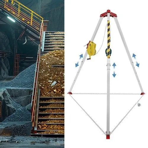 Оборудование видеонаблюдения Manual Confined Space Tripod Adjustable 5.2-8ft Leg — фото лота 2