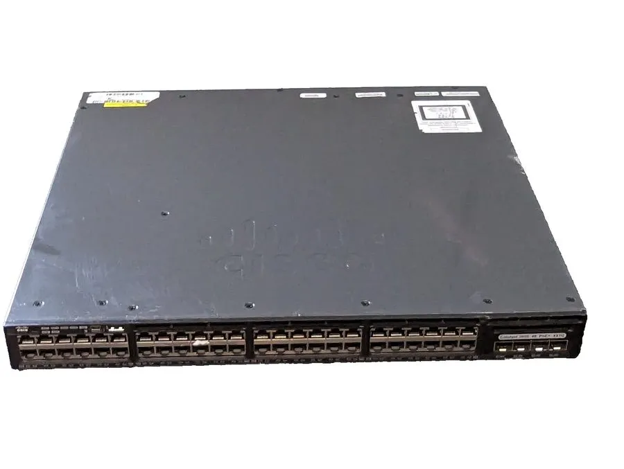 Коммутатор Cisco 3650 Series PoE+ 48 Port Switch, IP Base, WS-C3650-48PS