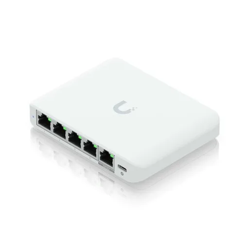 Коммутатор Ubiquiti Flex Mini 2.5G, 5-port 2.5G PoE Switch (USW-Flex-2.5G-5)