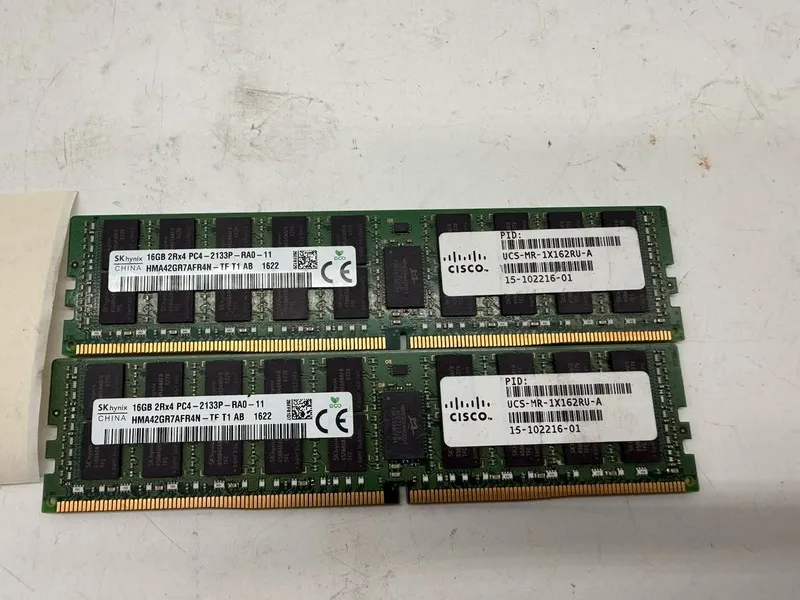 Модуль памяти Cisco 16GB DDR4 PC4-2133P ECC Registered RDIMM 288-Pin UCS-MR-1X16